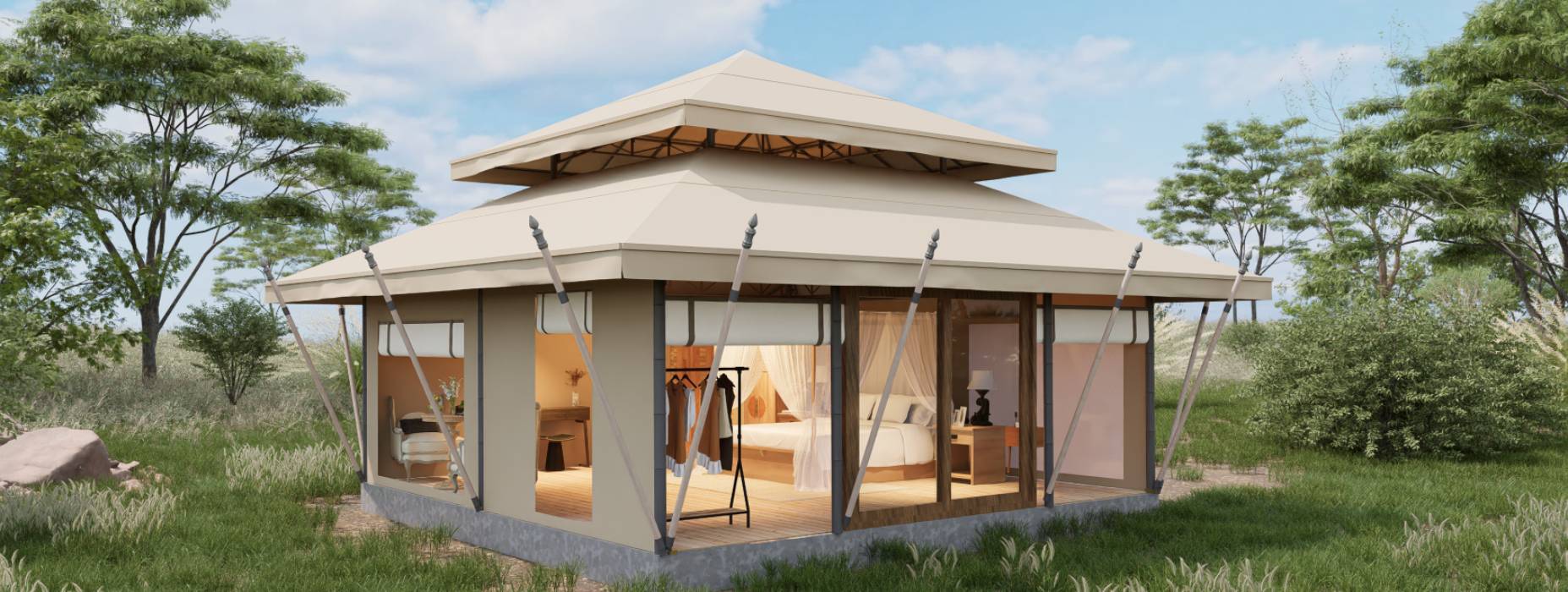 昭通户外野奢帐篷